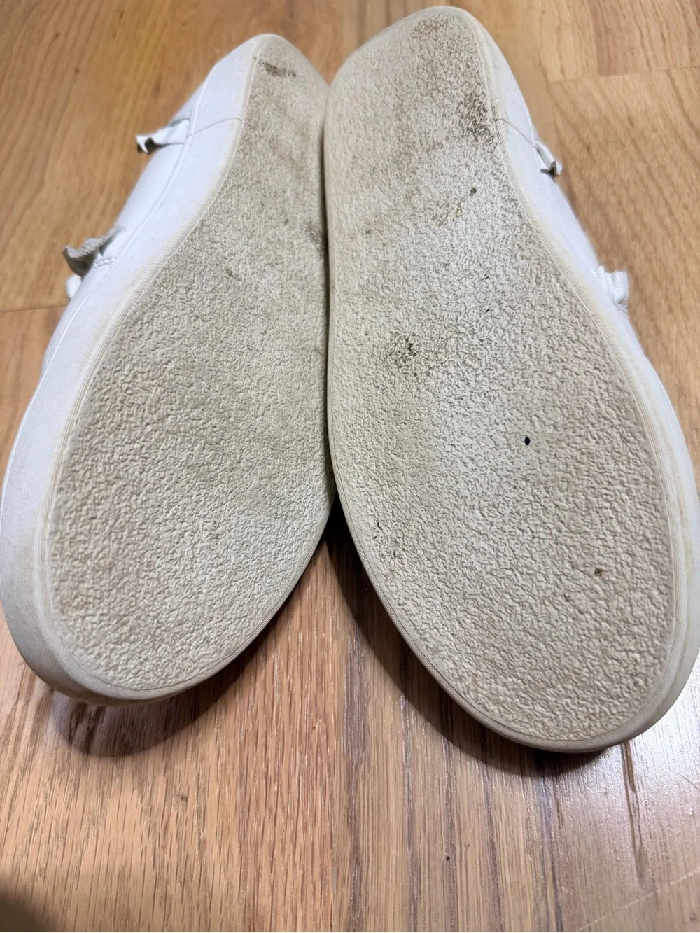 kate Spade “Lilly” Women’s White Leather Sneakers w/ Gold Spade Accent